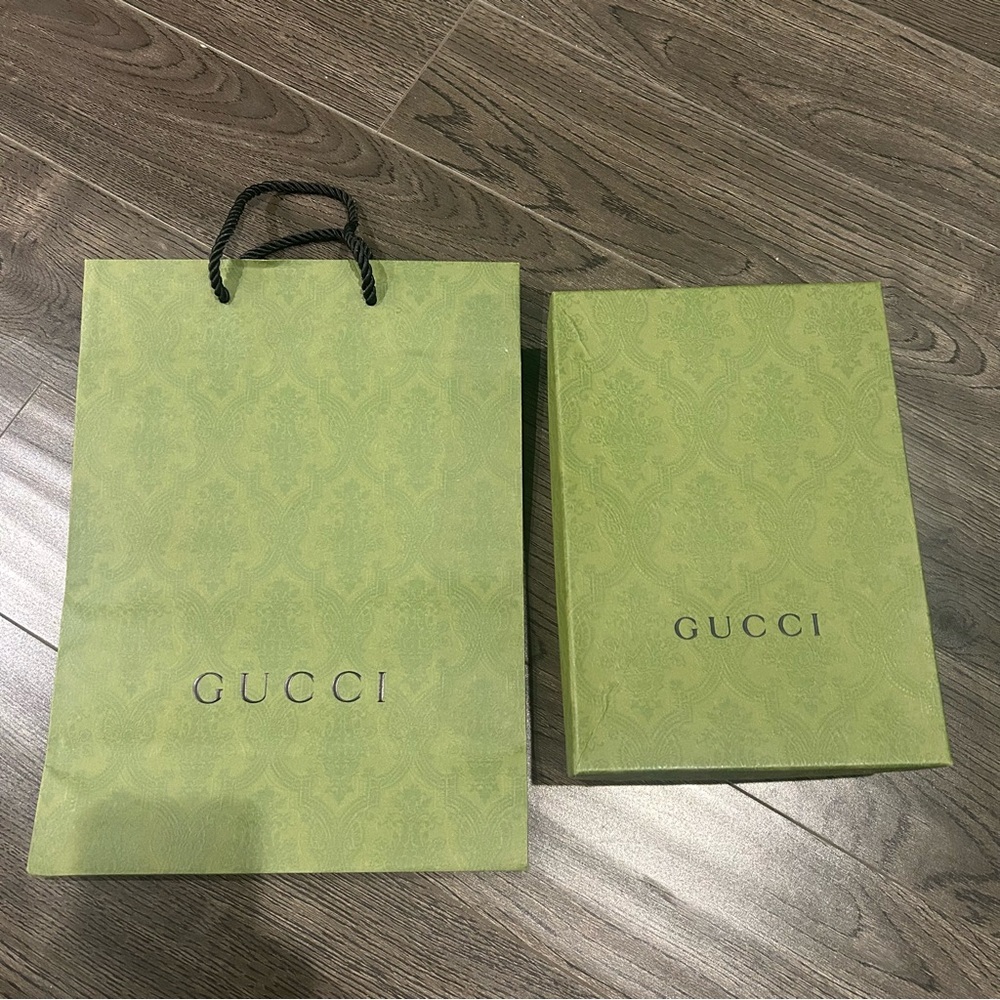 Gucci Paper Bag and Box Set
